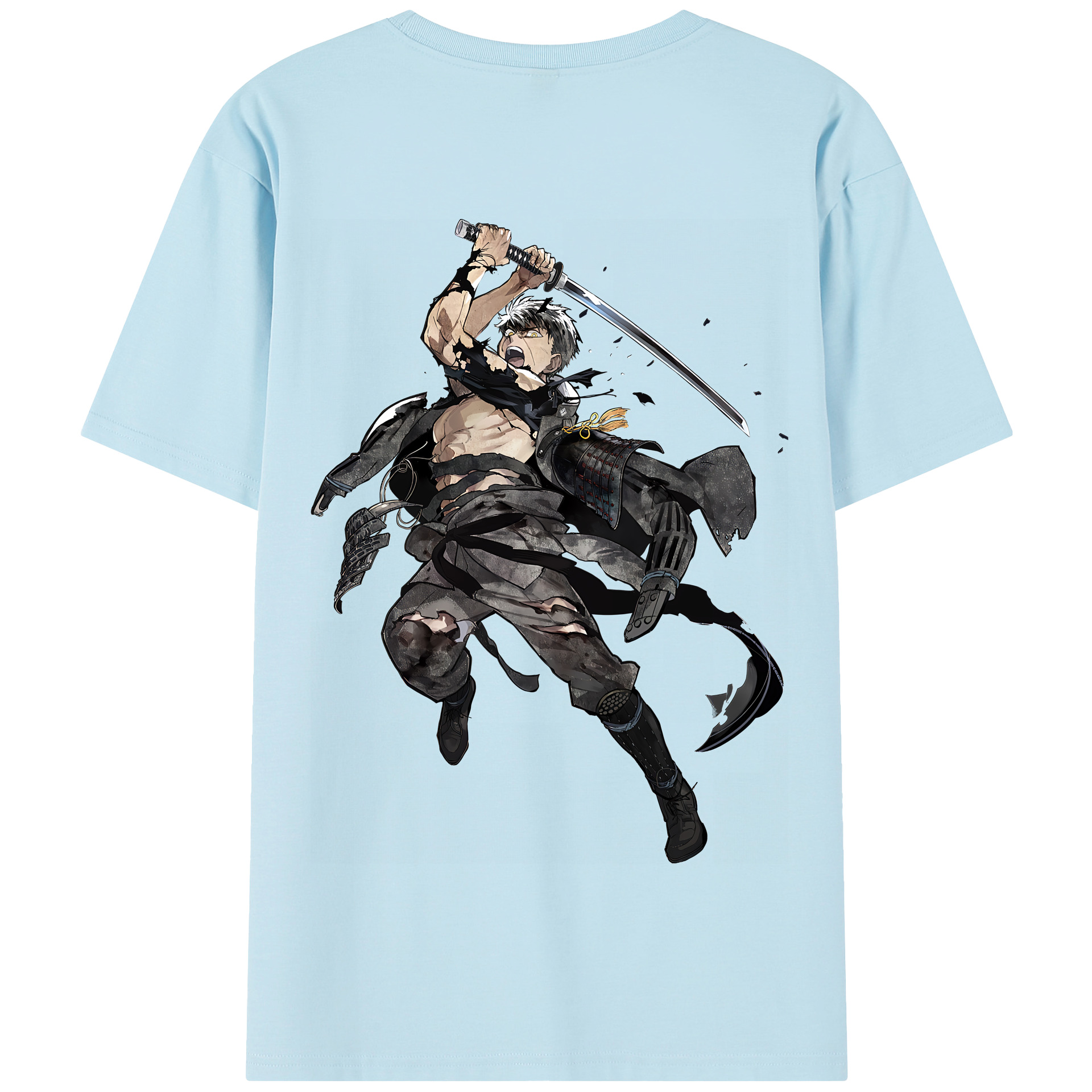 （画像用） 刀剣乱舞 Touken Ranbu 綿100％半袖Tシャツ（背面プリント）